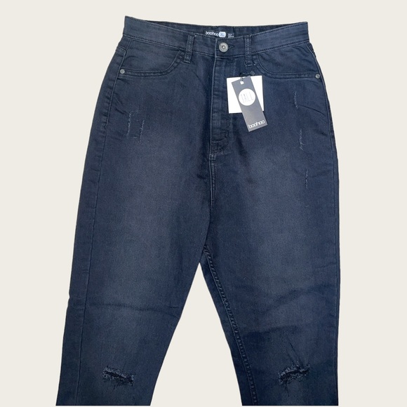 BOOHOO | Tall Ripped Knee Jegging Black - Picture 2 of 12